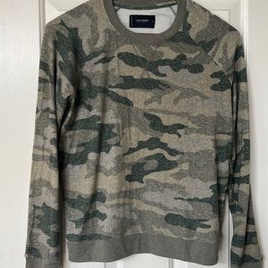 Lucky Brand Womens Camo sweater
